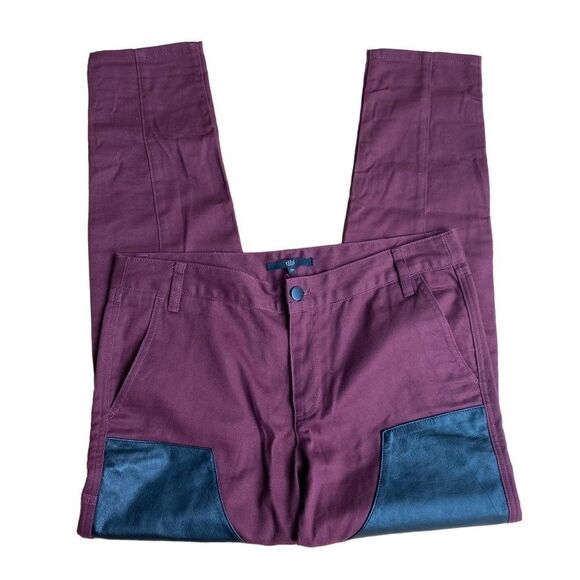 Tibi Jeans With Lambskin Front Size 29 NWOT - Picture 3 of 5